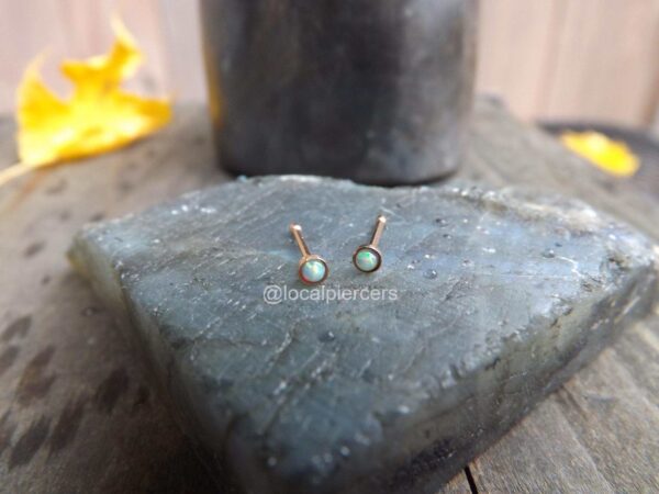 Opal Nose Rings