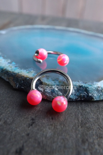 Pink Opal Septum Ring